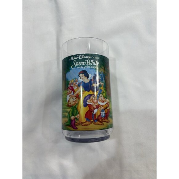 1994 Burger King Disney Collector's Plastic Cup Snow White and the Seven Dwarfs - Picture 1 of 4